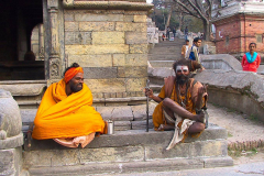 Nepal, Pashupatinath, Sadhus