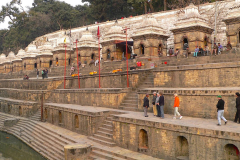 Nepal, Pashupatinath, Pandra Shivalaya Komplex