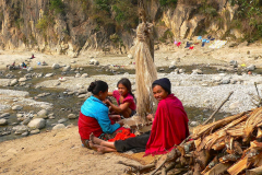 Nepal, Begegnungen unterwegs nach Pokhara