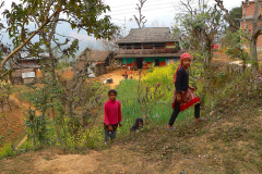 Nepal, Begegnungen unterwegs nach Pokhara