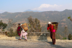 Nepal, Umgebung Pokhara, Annapurna Massiv