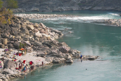 Nepal, Unterwegs nach Tansen, Kali Gandaki Fluss