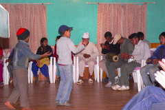 Nepal, Balthali Village Resort, Tanzvorführung