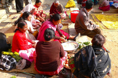 Nepal, Trekking Dhulikhel, Hochzeitsvorbereitung