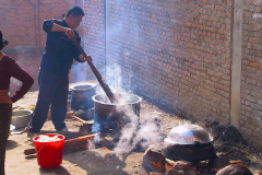 Nepal, Trekking Dhulikhel, Hochzeitsvorbereitung