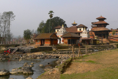 Nepal, Trekking Panauti, Verbrennungsstätte