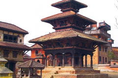 Nepal, Trekking Panauti, Verbrennungsstätte