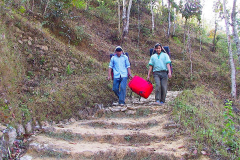 Nepal, Zelt-Trekking, Aufbruch