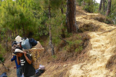 Nepal, Zelt-Trekking, Aufbruch