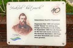 Niedersachsen, Wangerland, Hooksiel, Geburtshaus Kapitän Hegemann