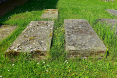 Niedersachsen, Wangerland, St. Jodocus Kirche St. Joost, Alte Grabplatten