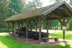 Niedersachsen, Rotenburg, Historischer Moorhof Augustendorf, Torfkahn
