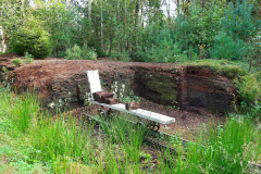 Niedersachsen, Rotenburg, Historischer Moorhof Augustendorf, Torfstich