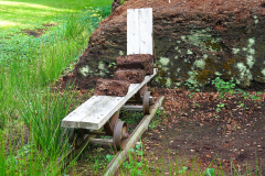 Niedersachsen, Rotenburg, Historischer Moorhof Augustendorf, Torfstich