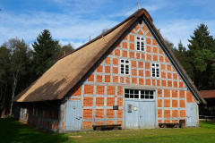Niedersachsen, Rotenburg, Historischer Moorhof Augustendorf, Rauchhaus