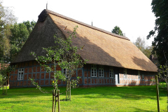 Niedersachsen, Rotenburg, Historischer Moorhof Augustendorf, Rauchhaus