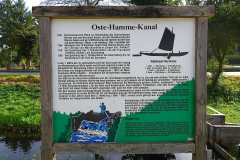 Niedersachsen, Rotenburg, Langenhausen, Oste-Hamme-Kanal