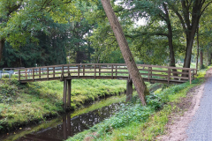 Niedersachsen, Rotenburg, Langenhausen, Typische Brücke über den Oste-Hamme-Kanal