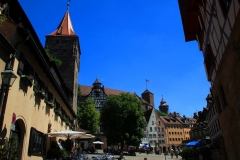 Nürnberg, Blick auf den Tiergärtnertorplatz