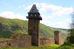 Oberwesel, Stadtmauer mit Michelfeldturm