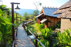 Laos, Oudomxay, NamKat YolaPa Resort