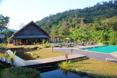 Laos, Oudomxay, NamKat YolaPa Resort