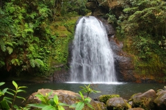 Laos, Oudomxay, Nam Kat Yola-Regenwald, Namkat Wasserfall
