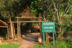 Laos, Oudomxay, Nam Kat Yola-Regenwald, Khmu Village