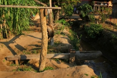 Laos, Oudomxay, Nam Kat Yola-Regenwald, Khmu Village