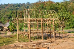 Laos, Oudomxay, Nam Kat Yola-Regenwald, Khmu Village