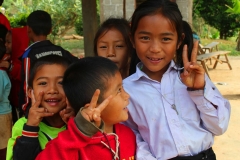 Laos, Oudomxay, Schüler