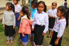Laos, Oudomxay, Schüler