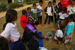 Laos, Oudomxay, Schüler