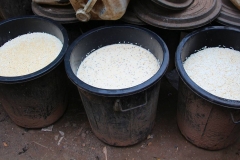 Laos, Oudomxay, Reisweinherstellung Lao-Lao