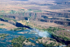 Simbabwe, Victoria Falls, Helikopterflug