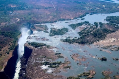 Simbabwe, Victoria Falls, Helikopterflug