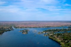 Simbabwe, Victoria Falls, Helikopterflug