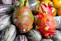 Sumatra, Berastagi, Markt, Drachenfrucht