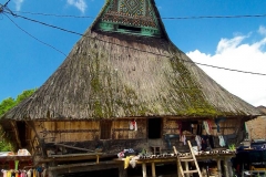 Sumatra, Berastagi, Karo Batak Dorf Lingga