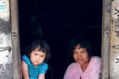 Sumatra, Berastagi, Karo Batak Dorf Lingga