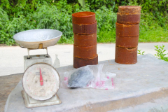 Sumatra, Umgebung Bukittinggi, Rohrzucker