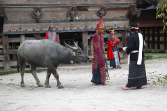 Sumatra, Toba-See, Insel Samosir, Huta Bolon Simanindo Batak Museum