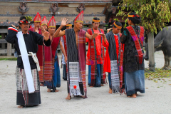 Sumatra, Toba-See, Insel Samosir, Huta Bolon Simanindo Batak Museum