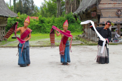 Sumatra, Toba-See, Insel Samosir, Huta Bolon Simanindo Batak Museum