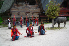 Sumatra, Toba-See, Insel Samosir, Huta Bolon Simanindo Batak Museum