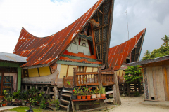 Sumatra, Toba-See, Insel Samosir, Huta Siallagan