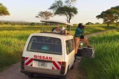 Tansania, Tarangire Nationalpark, Ausschau nach Großwild