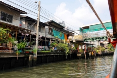 Thailand, Bangkok, Khlong Saen Saep Kanalboot