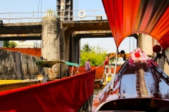 Thailand, Bangkok, Khlongfahrt, Schleuse