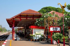 Thailand, Hua Hin, Historischer Bahnhof